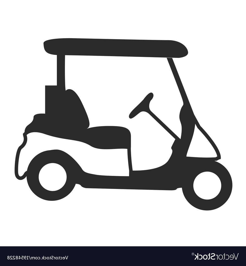 1000x1080 Best Hd Golf Cart Illustration Vector Cdr Free Vector Art - Golf Cart Drawing