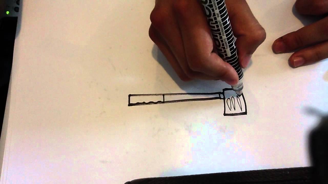 1280x720 How To Draw A Golf Club - Golf Club Drawing