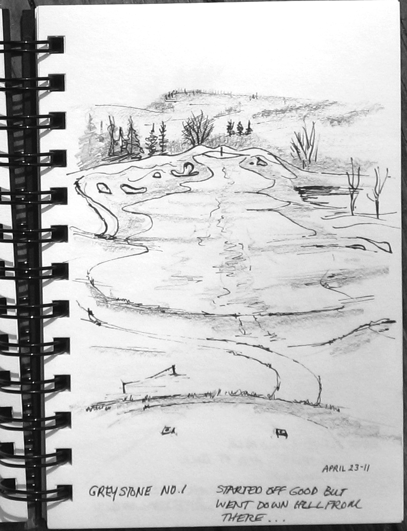 Golf Course Drawing at PaintingValley.com | Explore collection of Golf ...