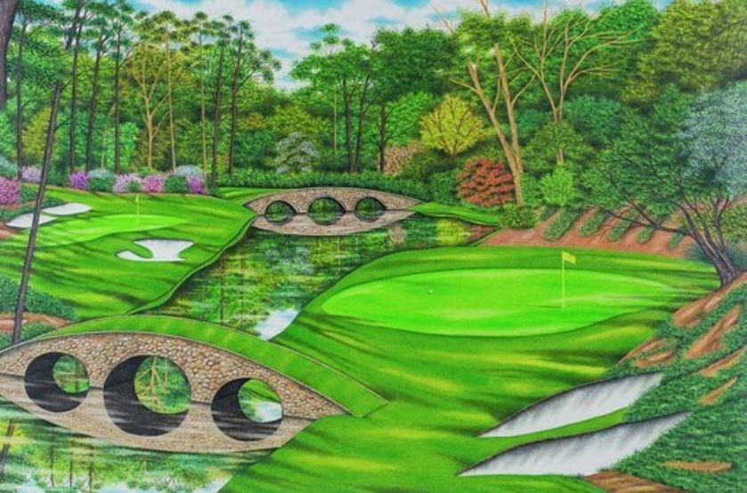 Golf Course Drawing at PaintingValley.com | Explore collection of Golf