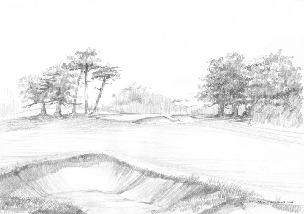 Golf Course Drawing at PaintingValley.com | Explore collection of Golf