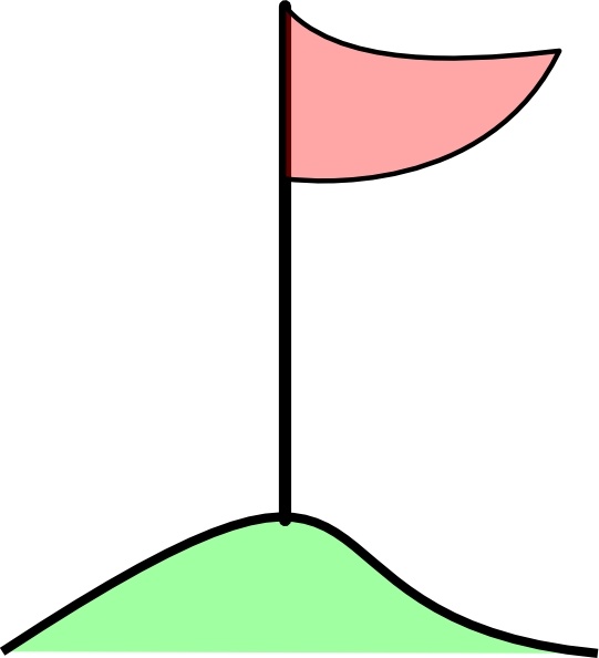 541x594 golf flag in hole on green clip art free vector in open office - Golf Flag Drawing