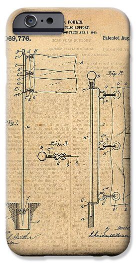 275x525 sport patents antique golf flag support patent art drawing iphone - Golf Flag Drawing