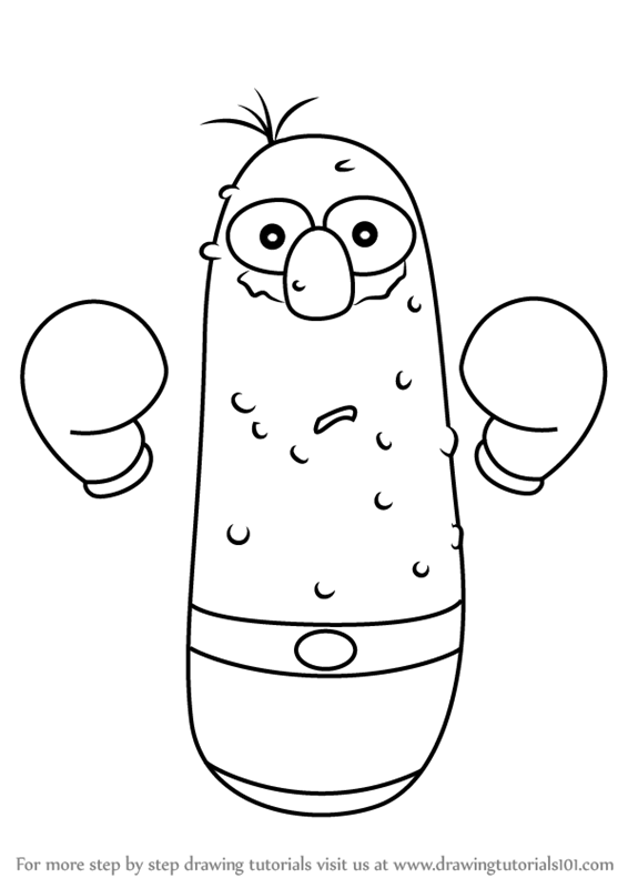 566x800 learn how to draw goliath from veggietales - Goliath Drawing