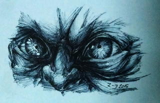 320x206 Gollum Drawings On Paigeeworld Pictures Of Gollum - Gollum Drawing