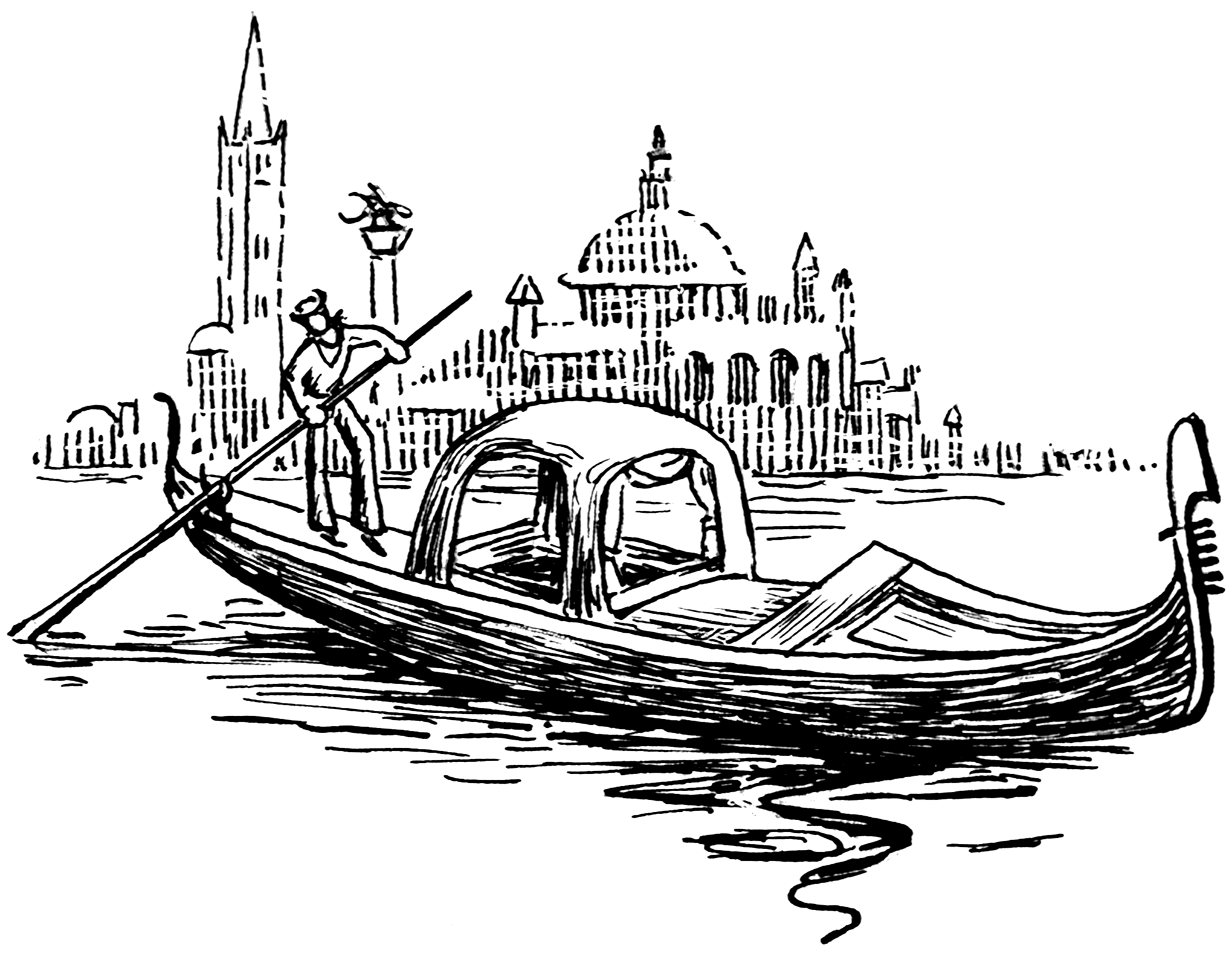 Gondola Drawing At Paintingvalley Com Explore Collection Of