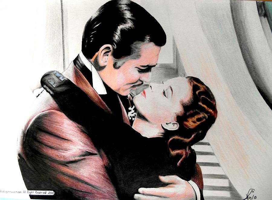 900x662 gone with the wind drawing - Gone With The Wind Drawing