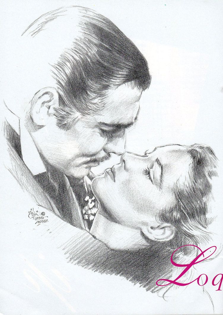 752x1062 pin on my favorite famous faces - Gone With The Wind Drawing