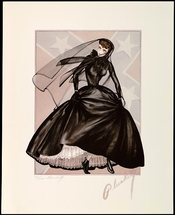 570x700 the atlanta bazaar producing gone with the wind - Gone With The Wind Drawing
