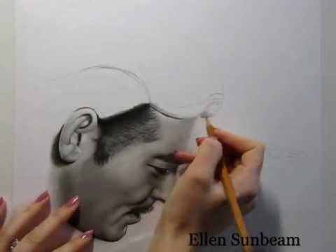 480x360 drawing clark gable and vivien leigh - Gone With The Wind Drawing