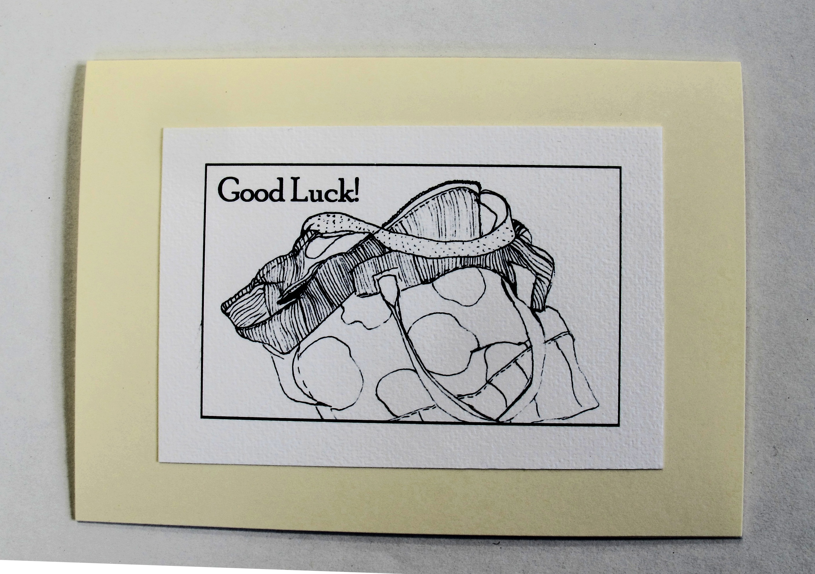 2810x1980 good luck card design line drawing of a beach bag ejsparkles - Good Luck Drawing