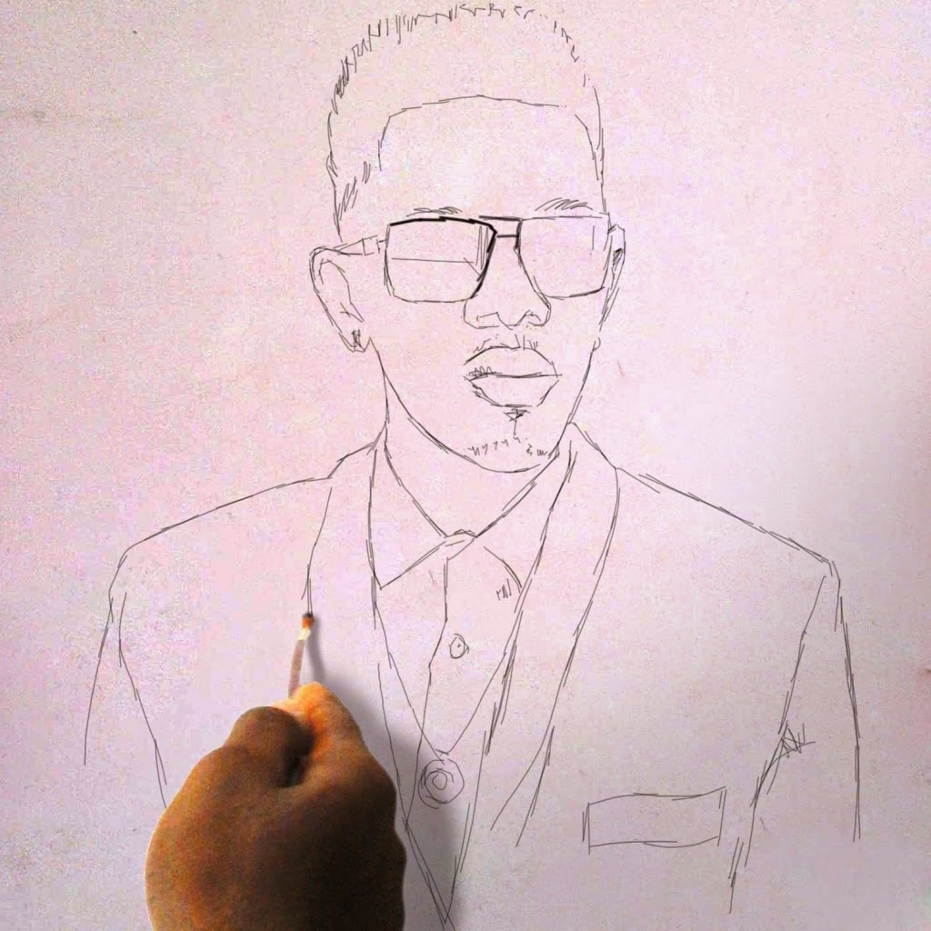 1024x1024 goodluck jonathan portrait painting - Good Luck Drawing