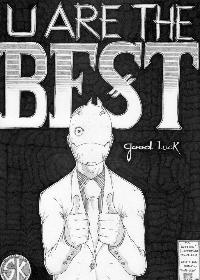 687x960 u are the best good luck drawing - Good Luck Drawing