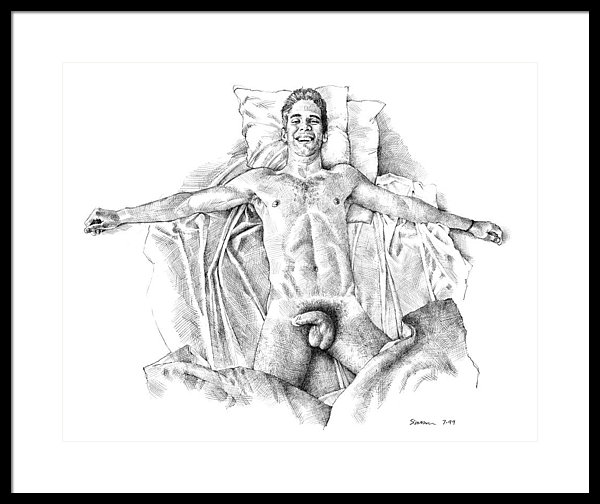 600x504 Good Morning Framed Print - Good Morning Drawing