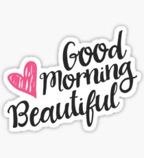 210x230 Good Morning Handsome Drawing Stickers Redbubble - Good Morning Drawing