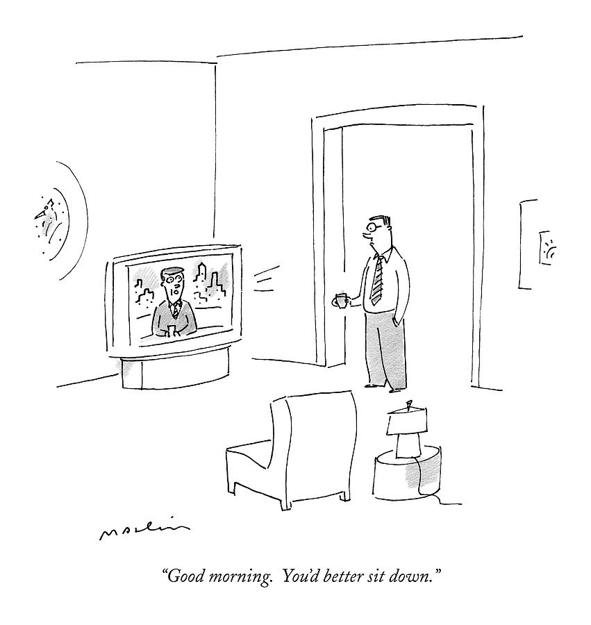 851x900 Good Morning You'd Better Sit Down Drawing - Good Morning Drawing