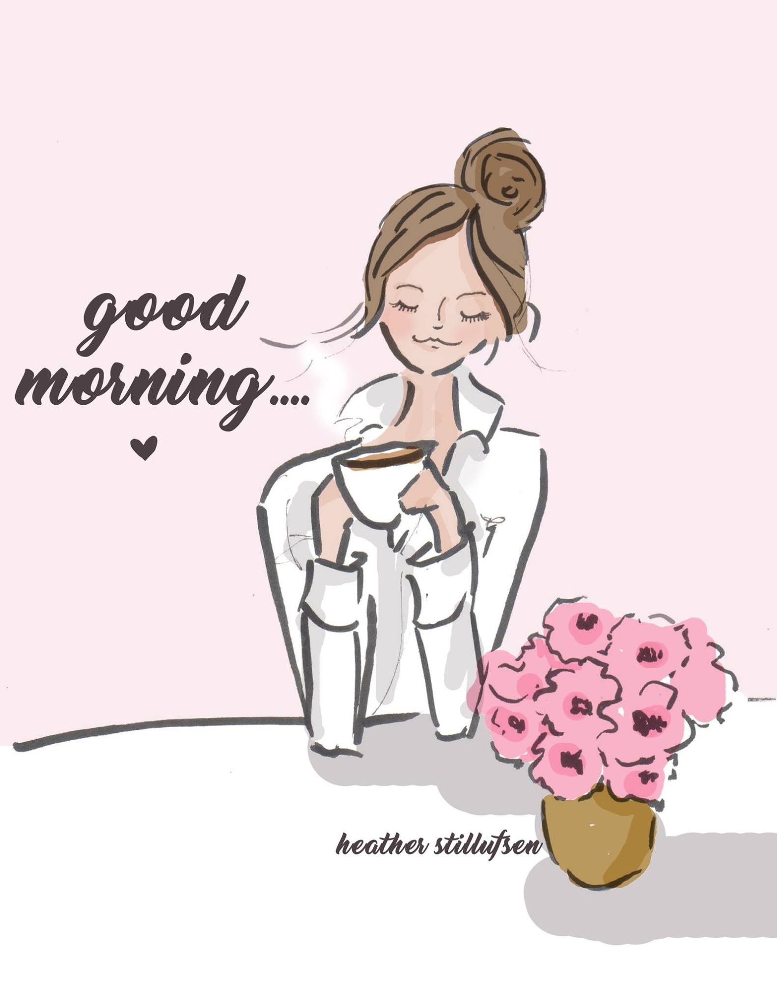 1582x2048 Good Morning Coffee Love! A Little Art Sketch Of Deliciousness - Good Morning Drawing