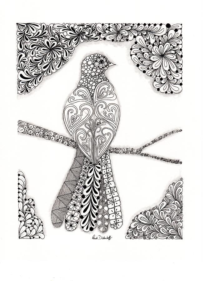 653x900 Good Morning Birdie Drawing - Good Morning Drawing