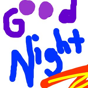 300x300 Good Night A Ecards Speedpaint Drawing - Good Night Drawing