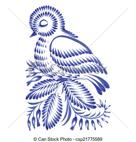 450x470 good night hand drawn illustration in ukrainian folk style - Good Night Drawing