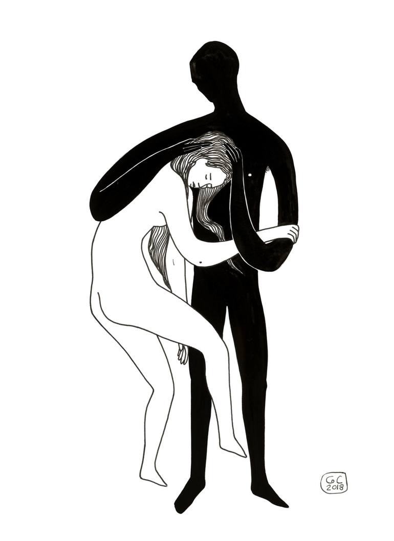 770x1059 Good Night My Love Original Drawing - Good Night Drawing