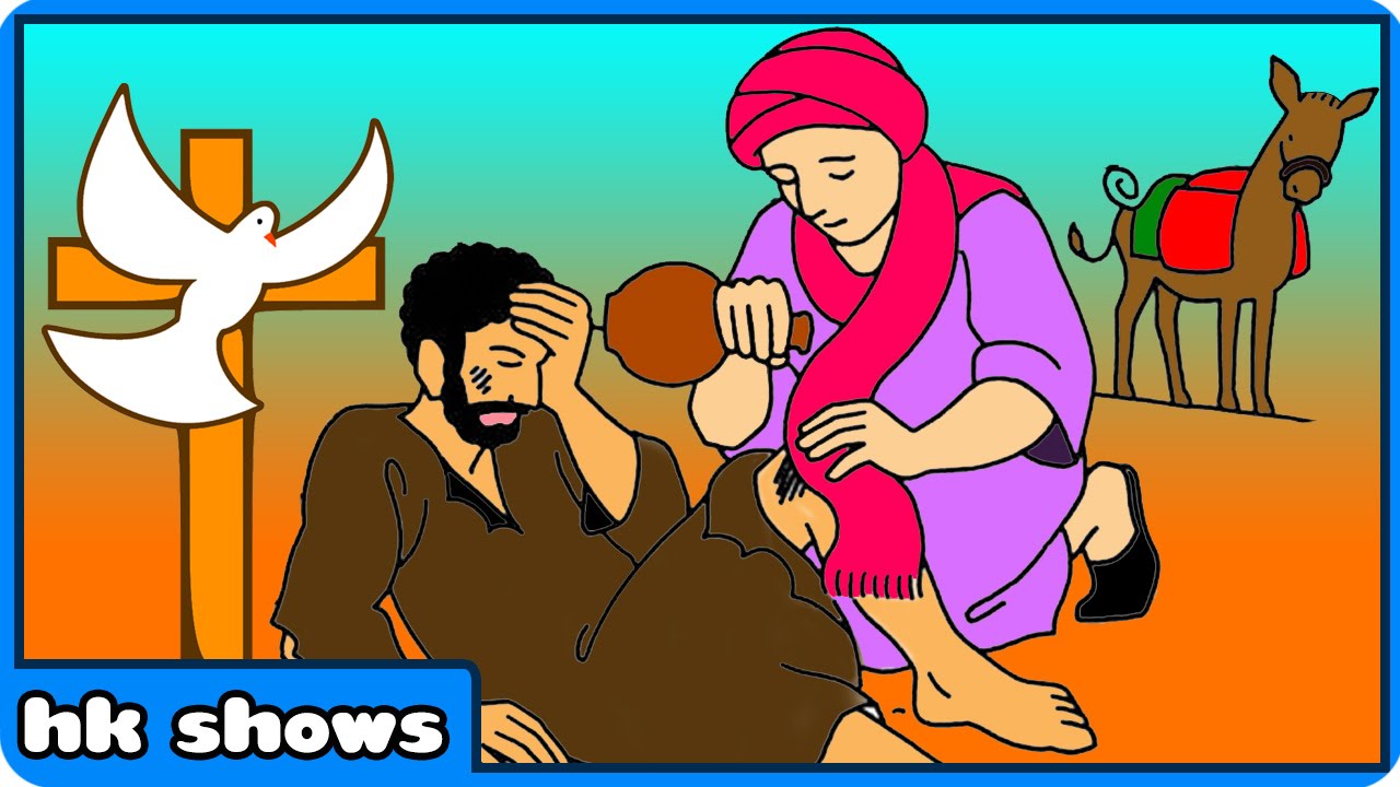 1280x720 The Good Samaritan Story For Preschoolers Amazing Timely Kids - Good Samaritan Drawing