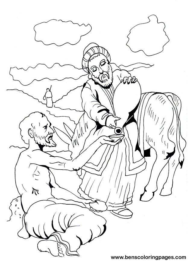 627x873 The Good Samaritan - Good Samaritan Drawing