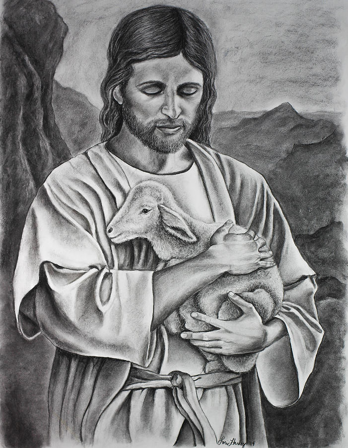 Good Shepherd Drawing at PaintingValley.com | Explore collection of ...