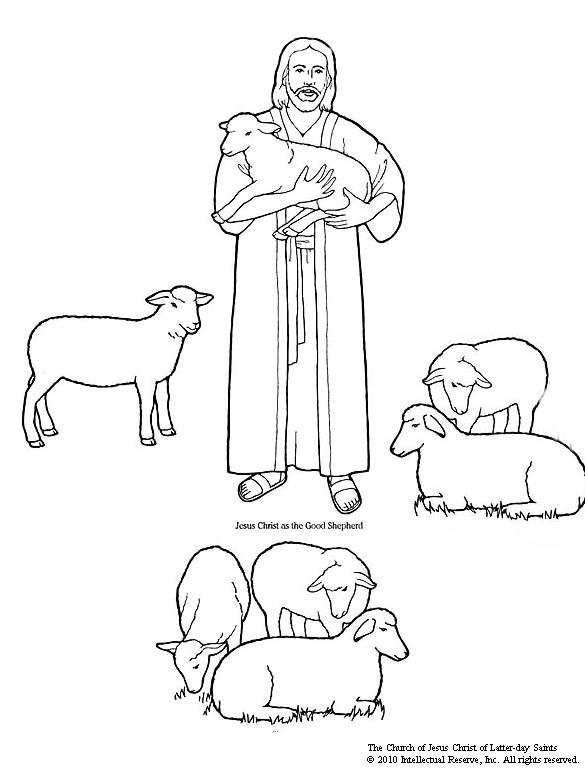 585x768 Jesus Good Shepherd Clip Art Download Huge Freebie! Download - Good Shepherd Drawing