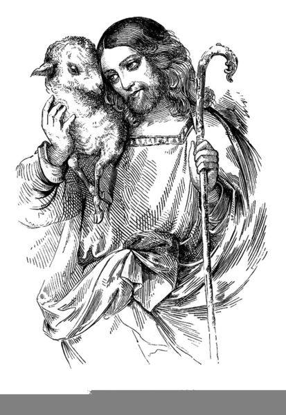 413x600 Shepherd Good Shepherd Transparent Png Clipart Free Download - Good Shepherd Drawing