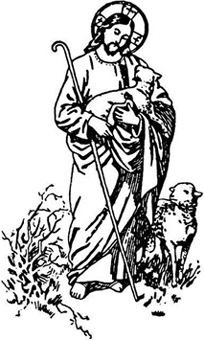 204x340 The Good Shepherd Divinum Auxilium - Good Shepherd Drawing