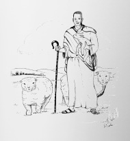 190x205 The Shepherd Mark Neil Trust Neil Cooper Usa - Good Shepherd Drawing