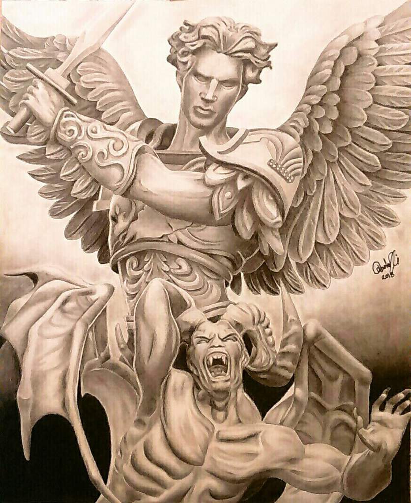 836x1024 Good Vs Evil Art Amino - Good Vs Evil Drawing