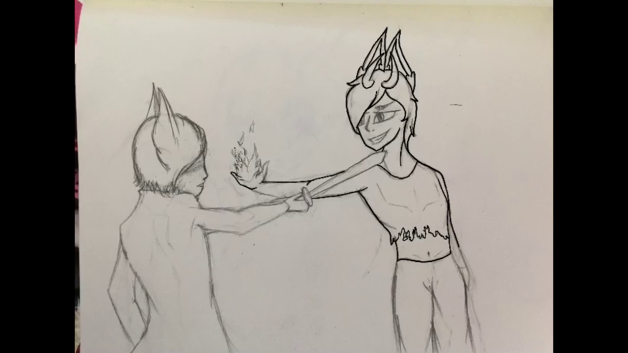 1280x720 Good Vs Evil Drawing - Good Vs Evil Drawing