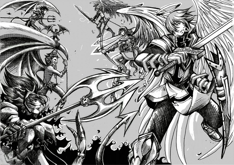 900x637 Good Vs Evil In The Epic Of Essay Academic Writing Service - Good Vs Evil Drawing