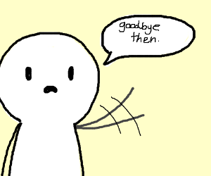 300x250 It's Time To Say Goodbye Drawing - Goodbye Drawing