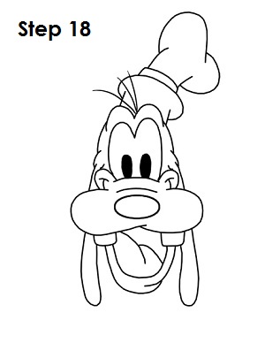 300x388 Draw Your Favorite Cartoons With Videos - Goofy Cartoon Drawing