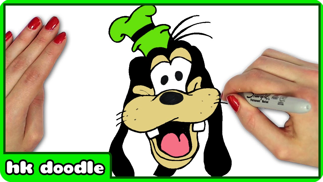 1280x720 how to draw goofy from mickey mouse clubhouse - Goofy Cartoon Drawing