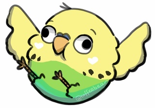 320x223 cartoon drawing of my sister's bird! c both of my birds are goofy - Goofy Cartoon Drawing