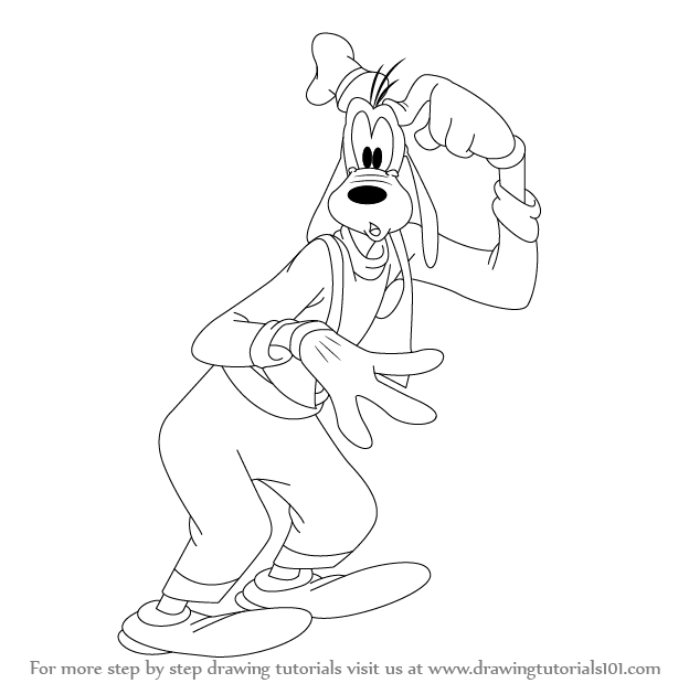 Goofy Cartoon Drawing at PaintingValley.com | Explore collection of ...