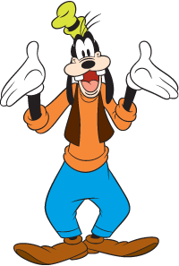 200x297 Disney Pips Classic Disney Characters - Goofy Cartoon Drawing