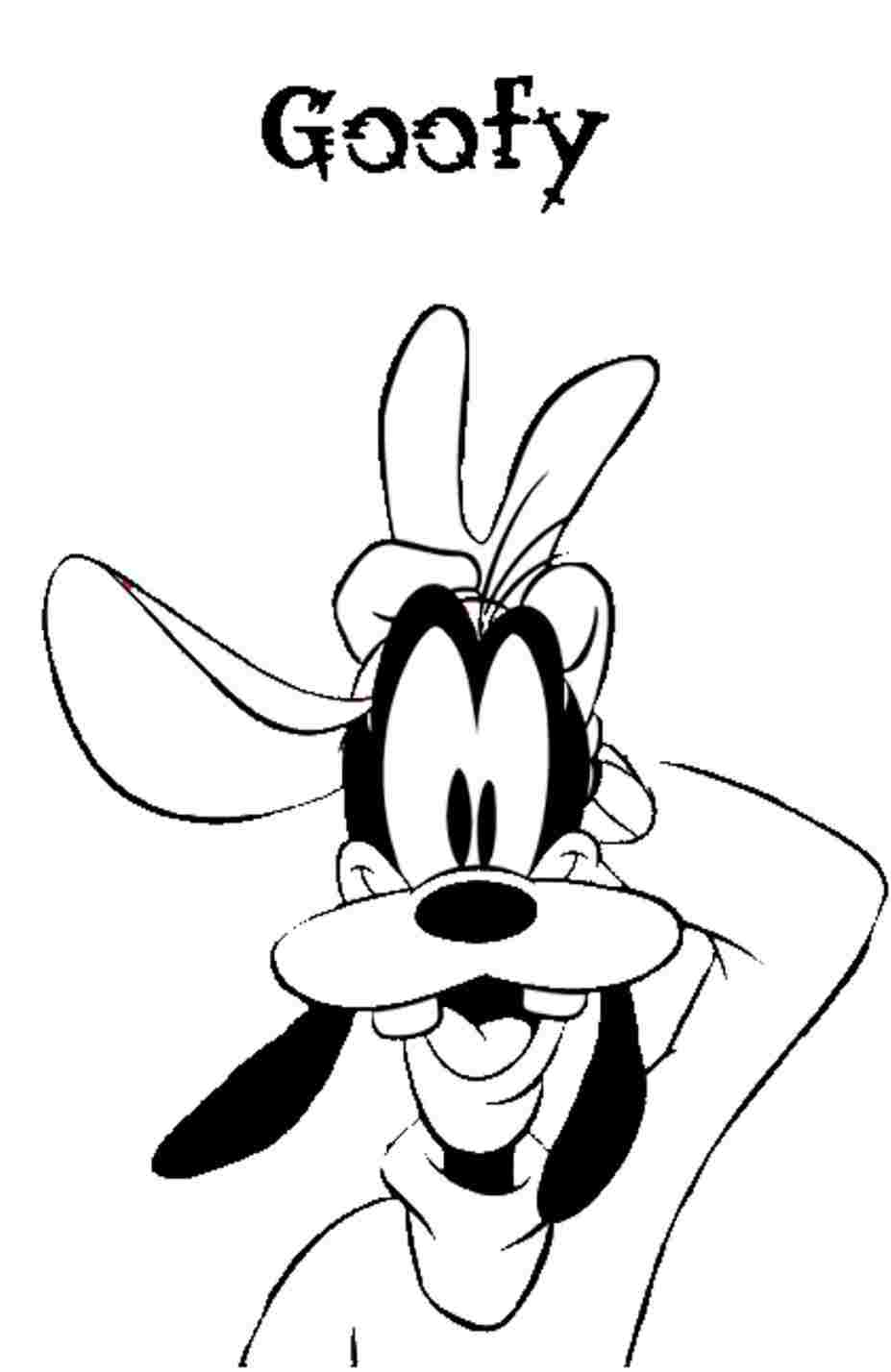 927x1428 libraryrhclipartlibrarycom goofy goofy cartoon drawing face disney - Goofy Cartoon Drawing