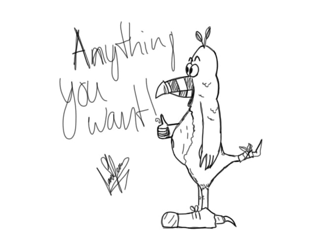 680x510 draw any goofy cartoon character idea - Goofy Cartoon Drawing