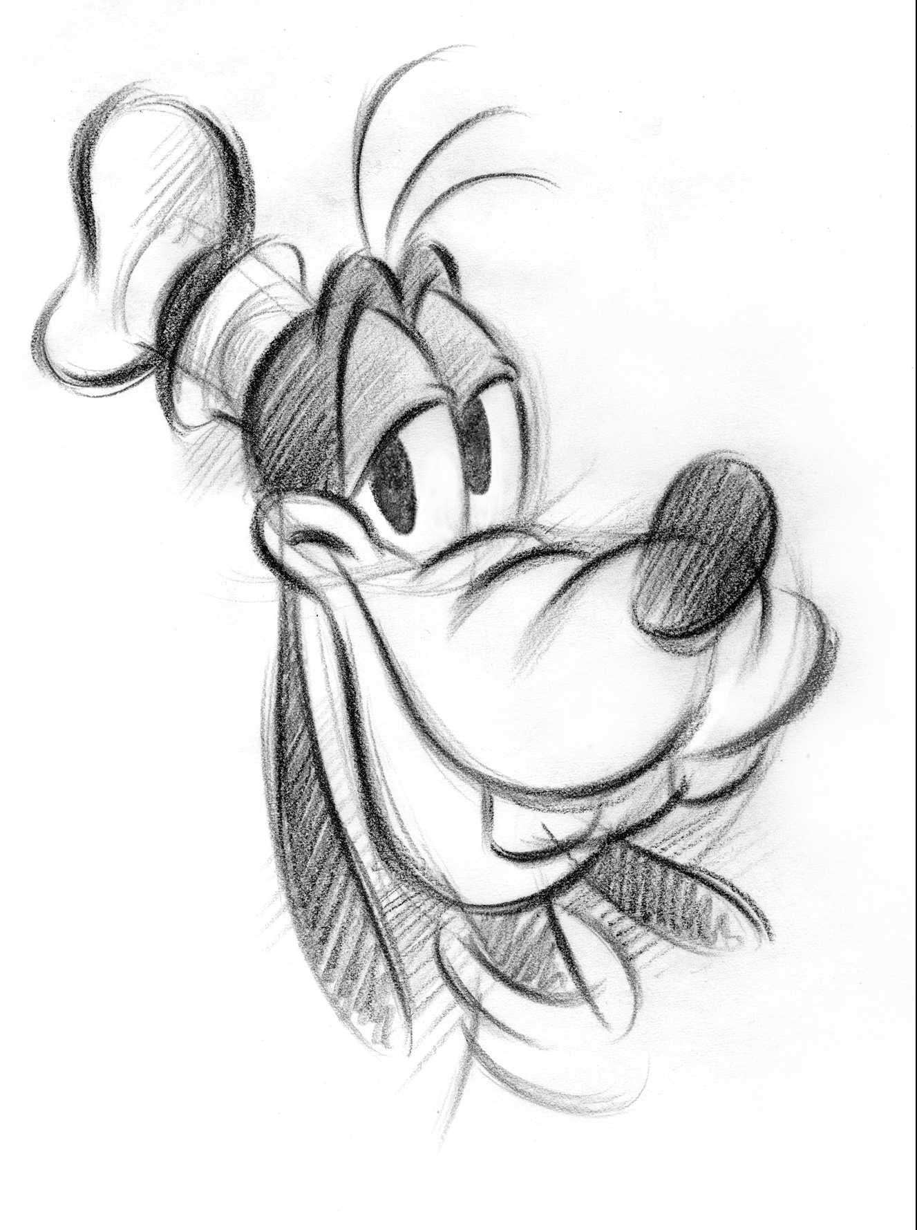 1327x1779 Goofy Sketch Sketch Book Disney Drawings, Drawings - Goofy Drawing