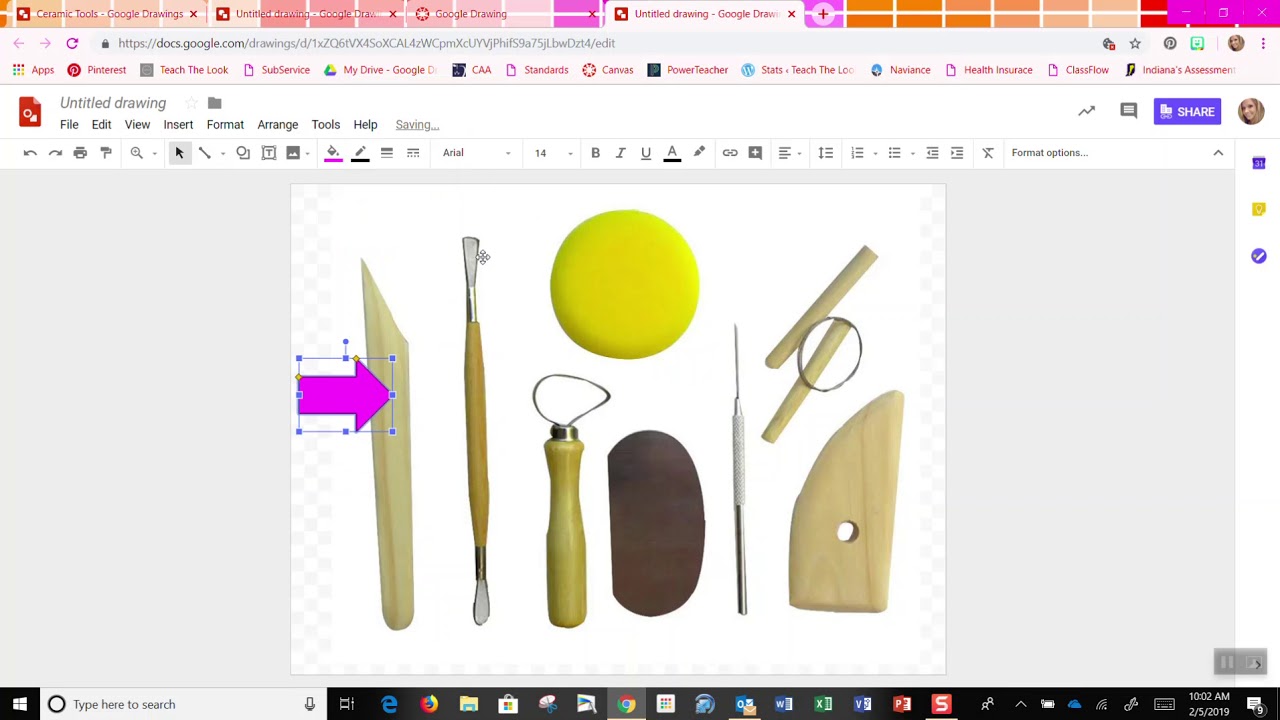1280x720 clay tools google drawing video choice board - Google Drawing Board