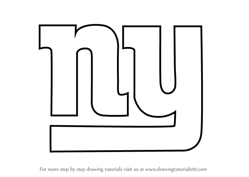 800x568 learn how to draw new york giants logo - Google Drawings Logo