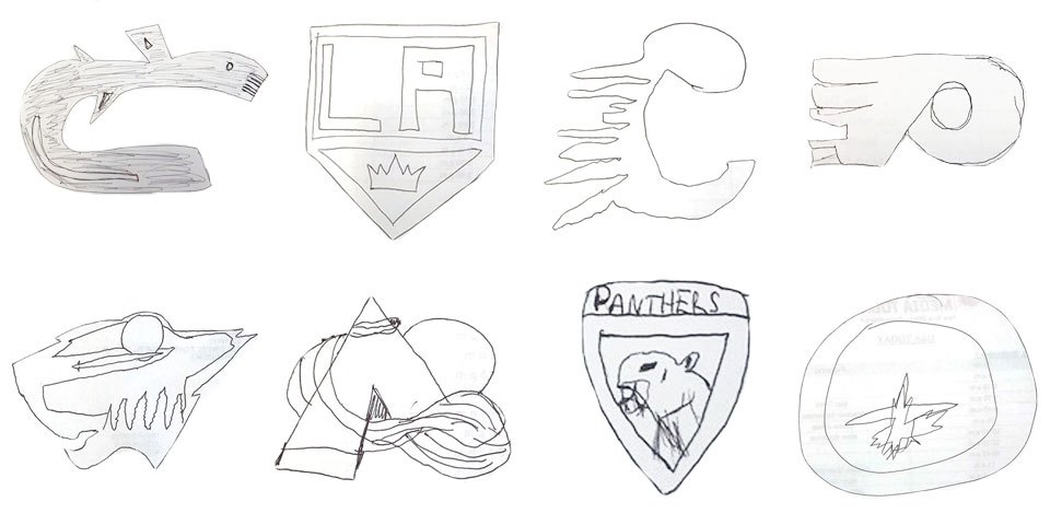 960x480 Nhl Players Were Asked To Draw Their Team's Logo It Went About As - Google Drawings Logo