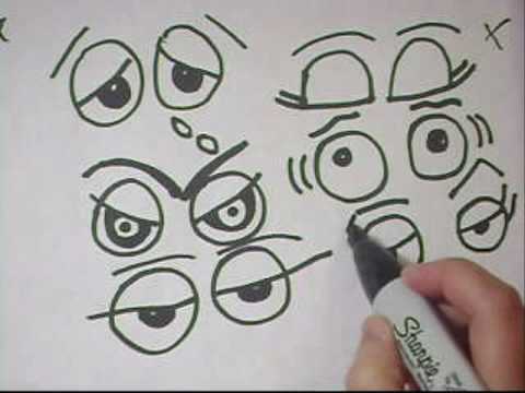 480x360 drawing eyes tutorial part to replace googly eyes on crafts - Googly Eyes Drawing