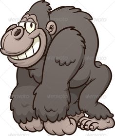 Gorilla Cartoon Drawing