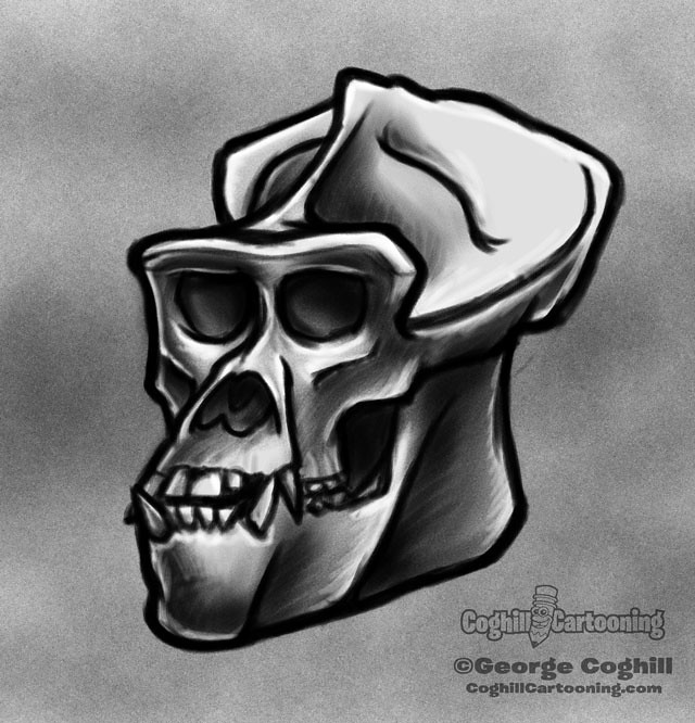 Gorilla Skull Drawing at Explore collection of
